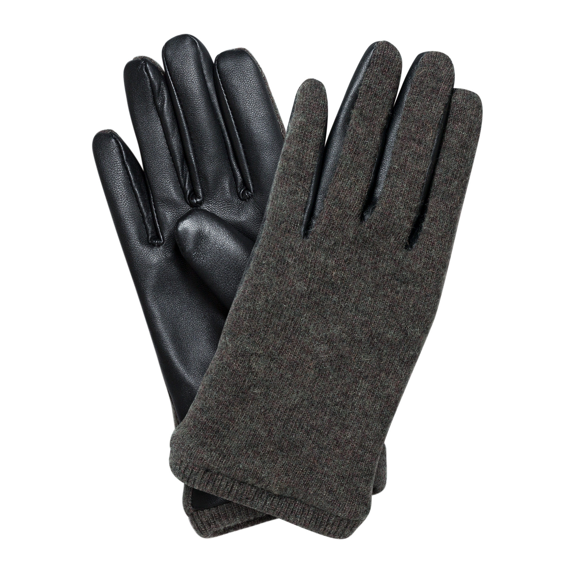Wool Leather Mix Gloves Oliver Bonas