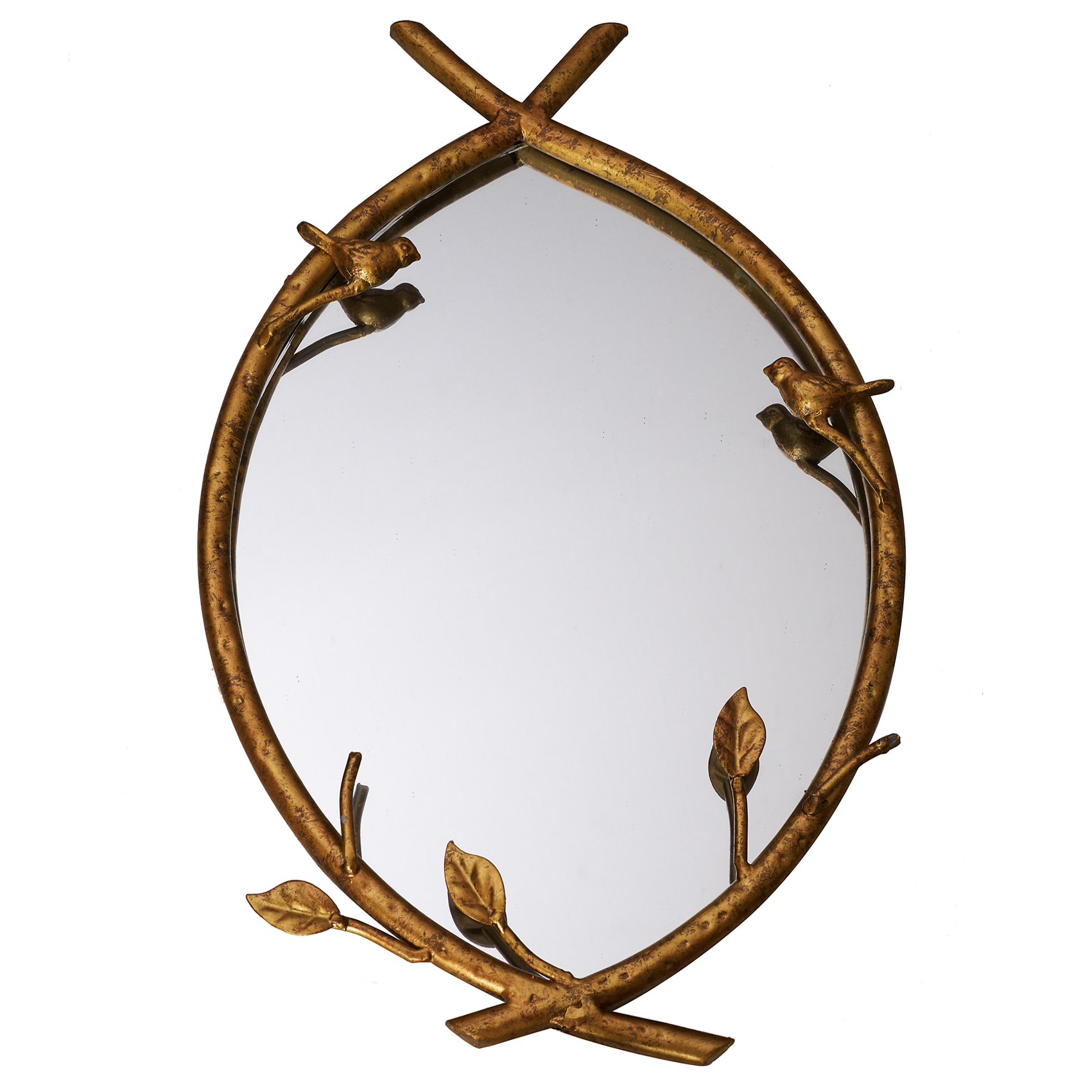 Bird on Branch Wall Mirror Oliver Bonas