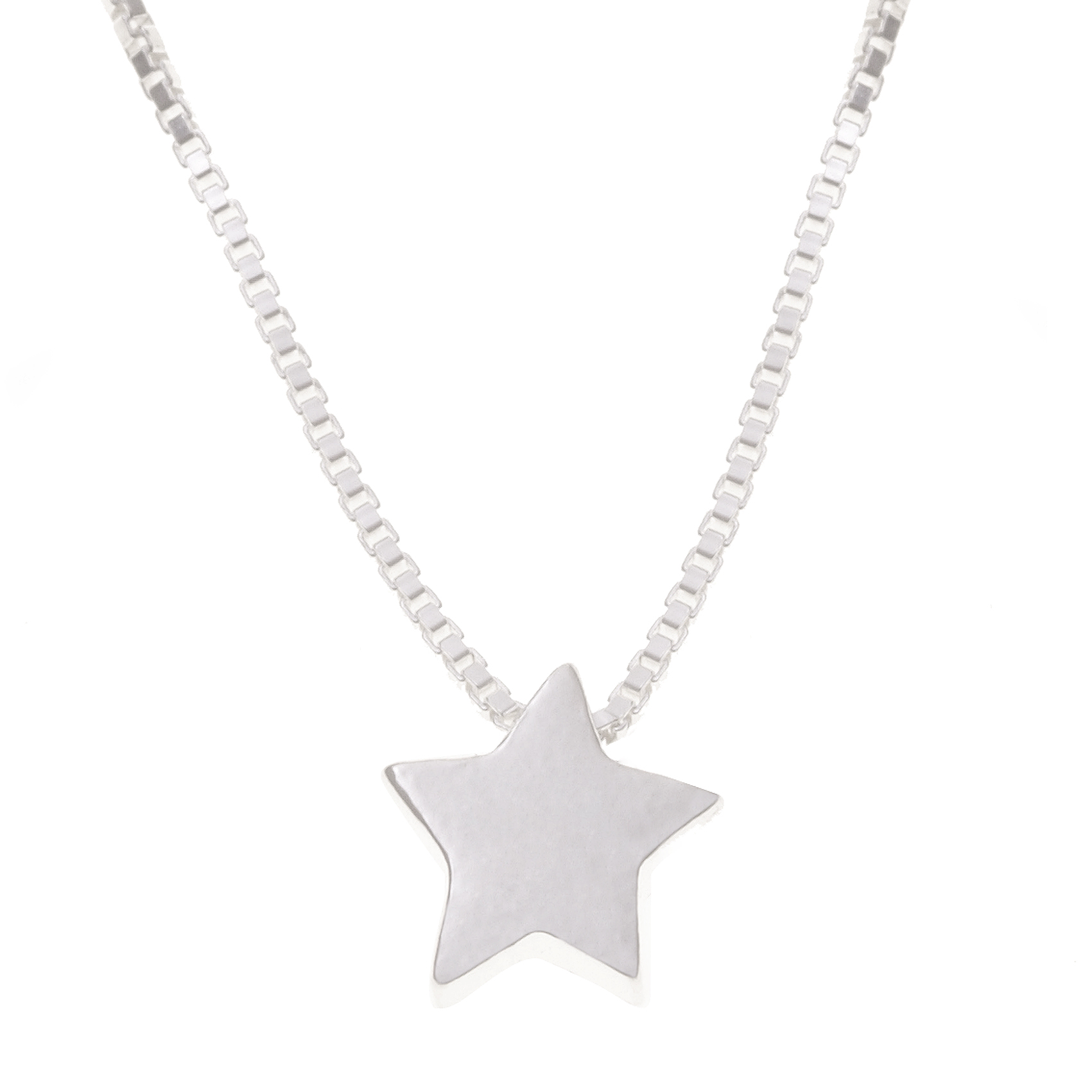 Silver Star Necklace Oliver Bonas