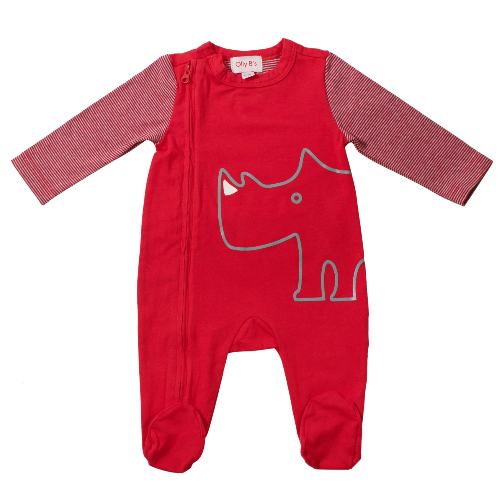 Olly B's Rhino Sleepsuit Oliver Bonas US
