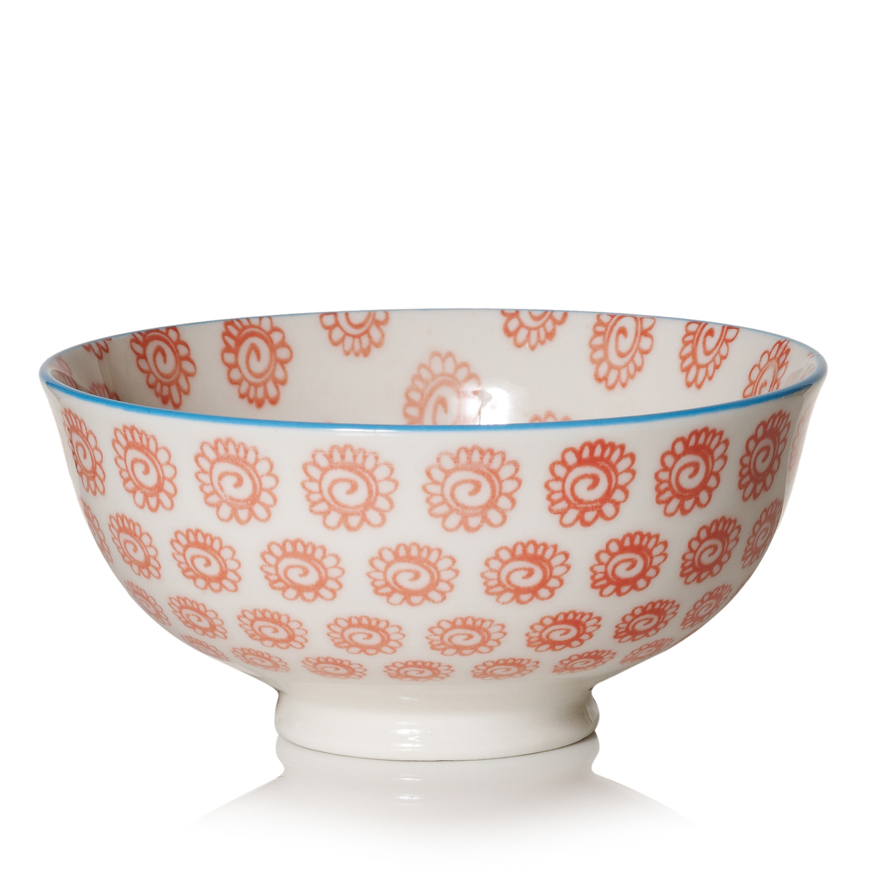 Japanese Sunflowers Bowl Oliver Bonas