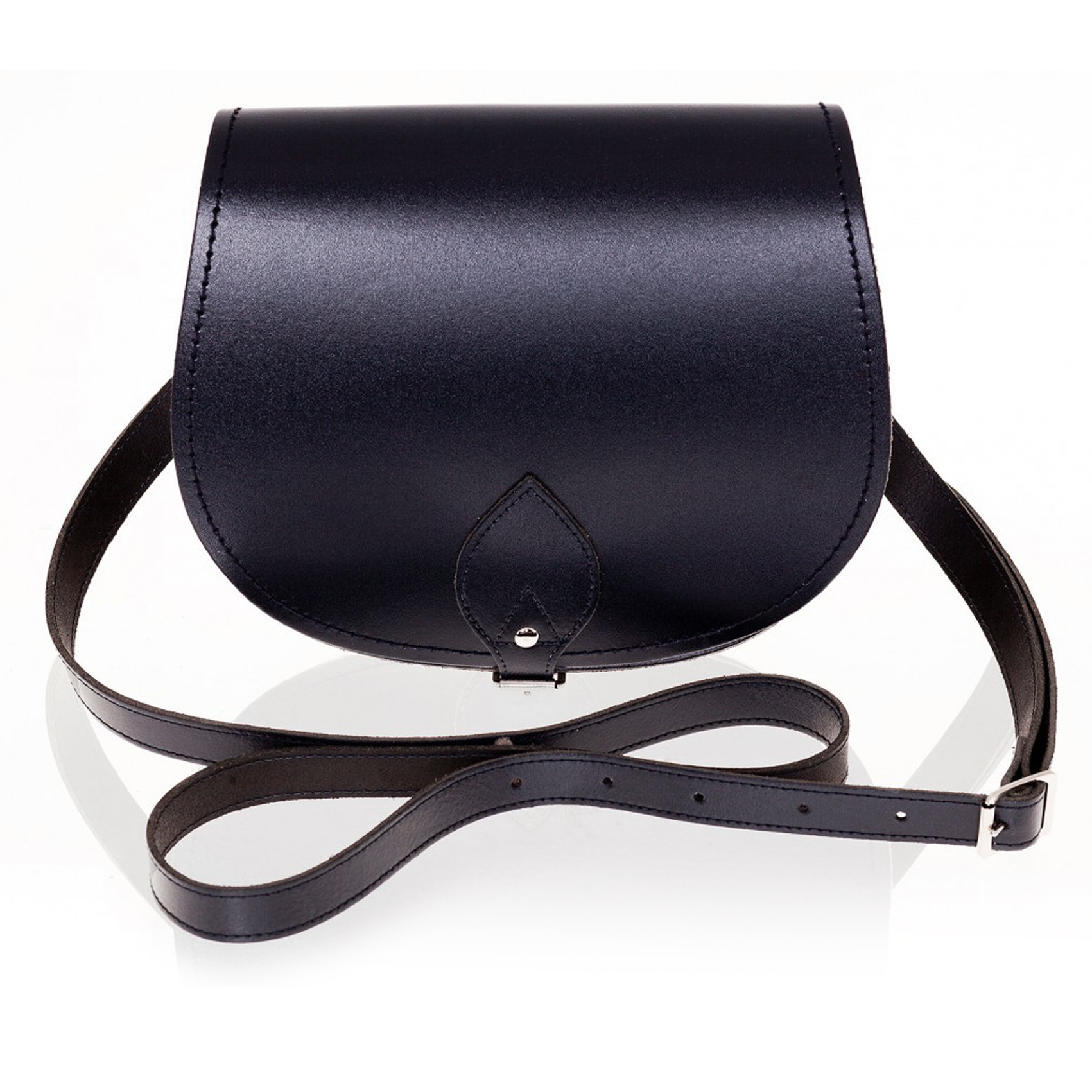 Zatchels Leather Saddle Bag Oliver Bonas