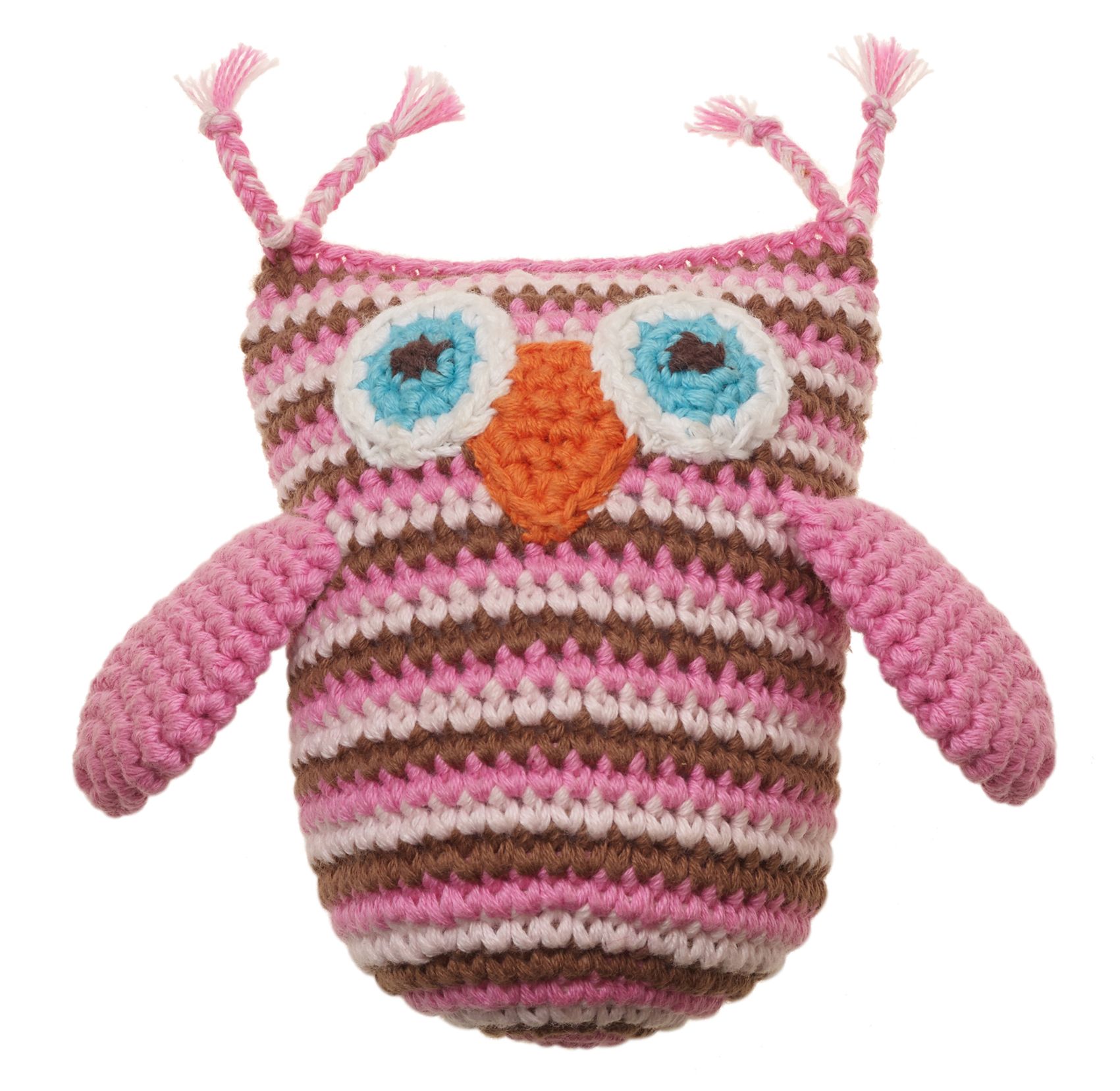 Owl Knitted Rattle