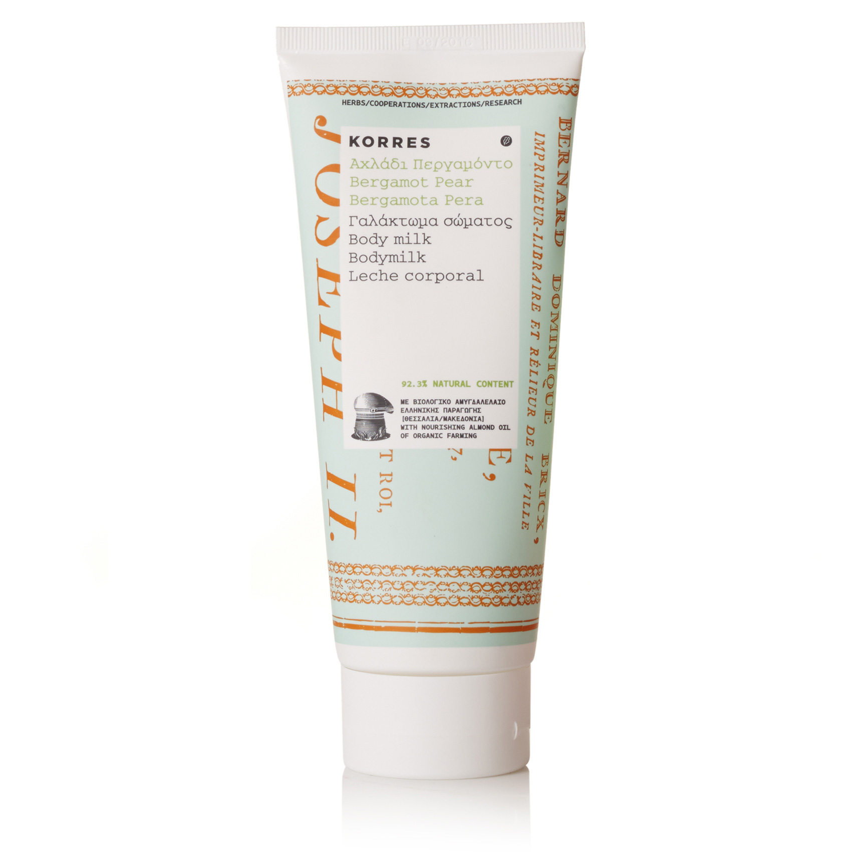 Korres Bergamot Pear Body Milk Oliver Bonas