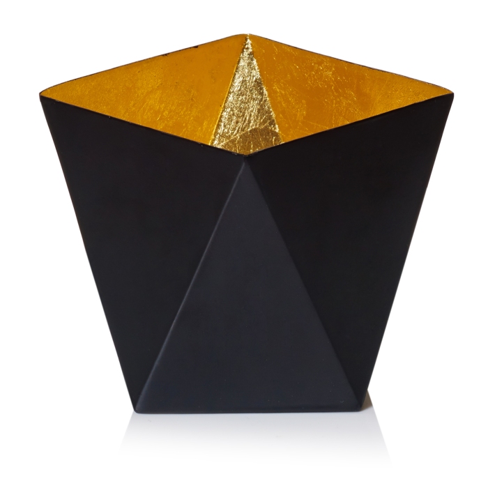 Tall Hexagonal Tea light Holder Oliver Bonas