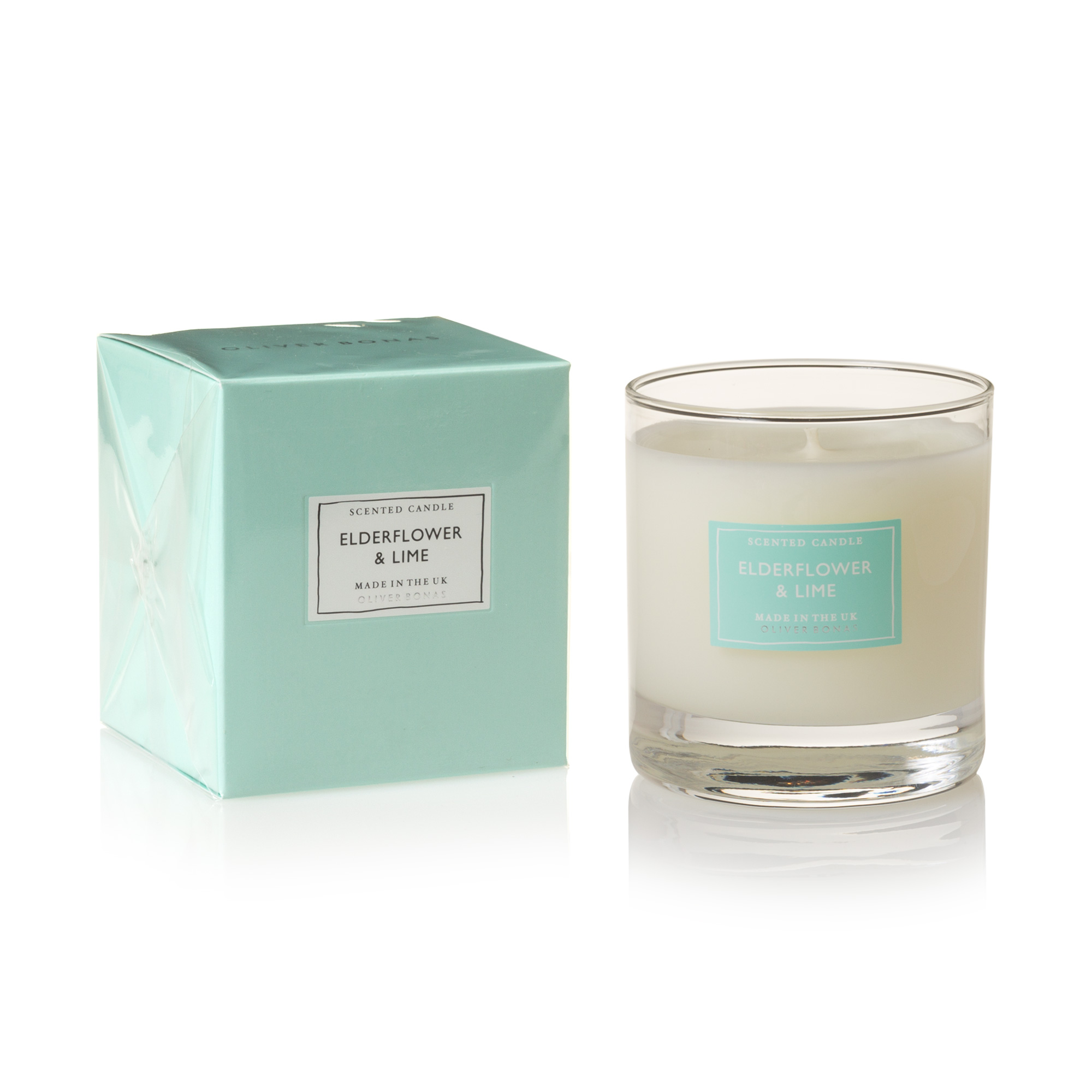 Large Elderflower & Lime Scented Candle All Oliver Bonas