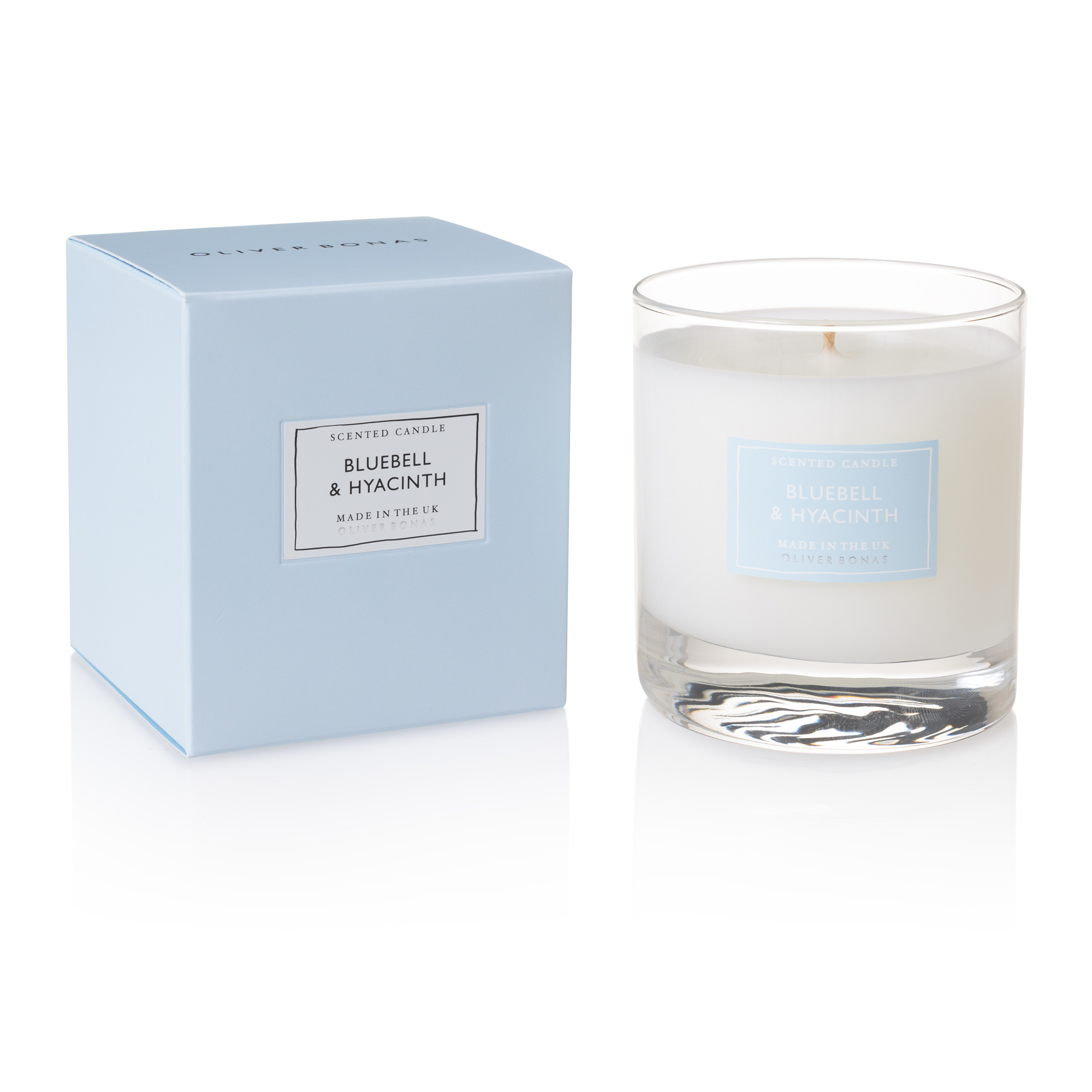 Large Bluebell & Hyacinth Scented Candle All Oliver Bonas