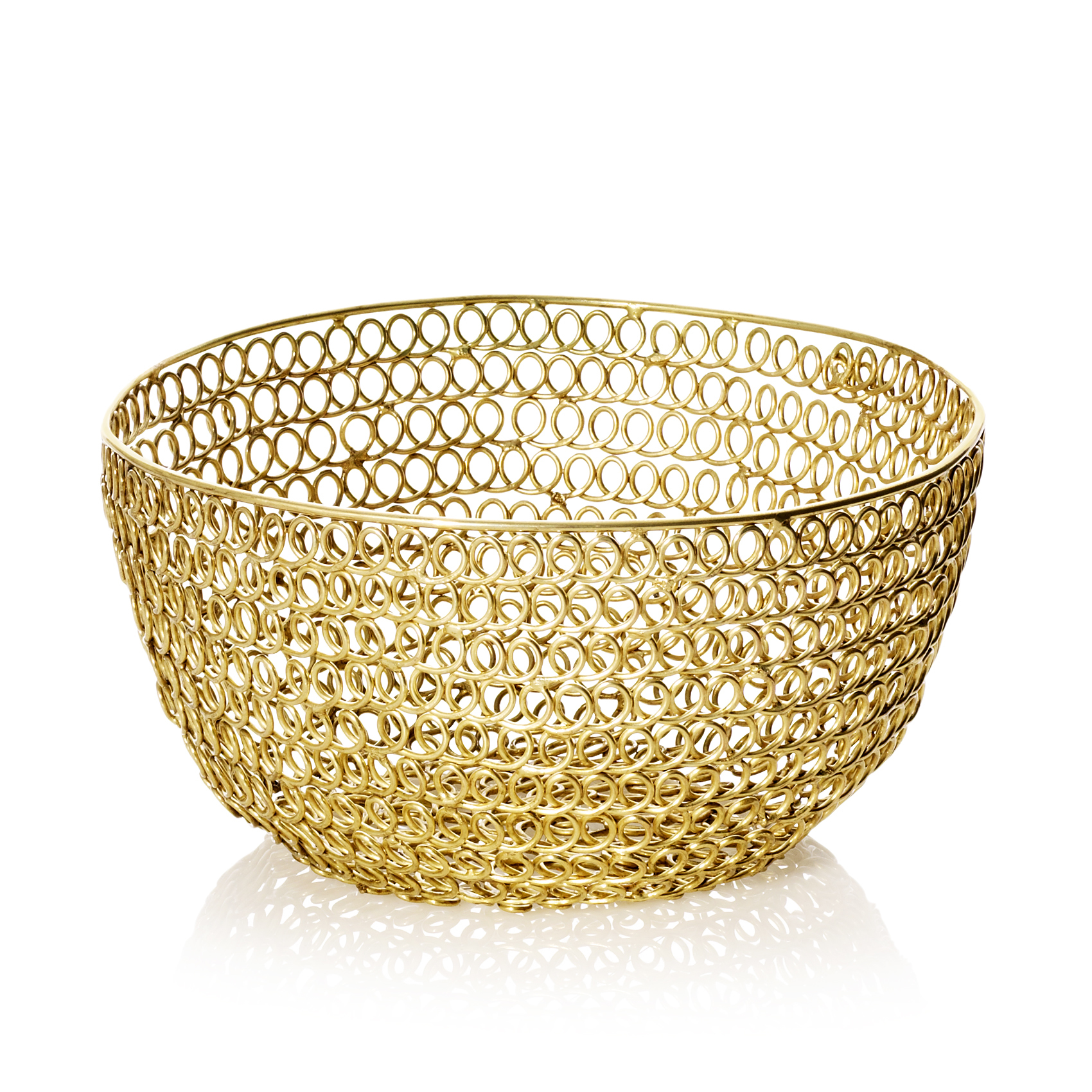 Gold Wire Bowl Oliver Bonas