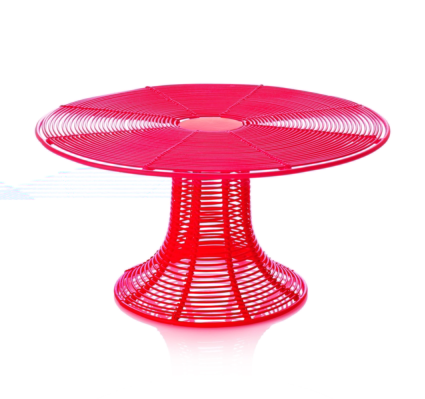 Neon Pink Wire Cake Stand Oliver Bonas