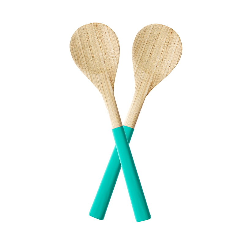Tall Bamboo Salad Servers Oliver Bonas