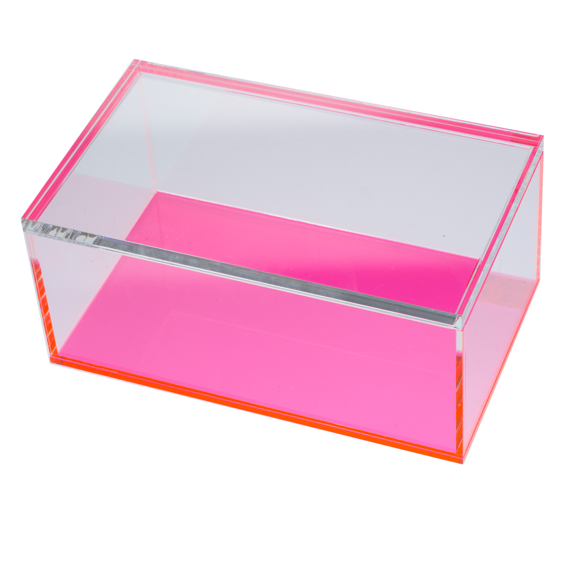 Acrylic Neon Block Storage Box Oliver Bonas