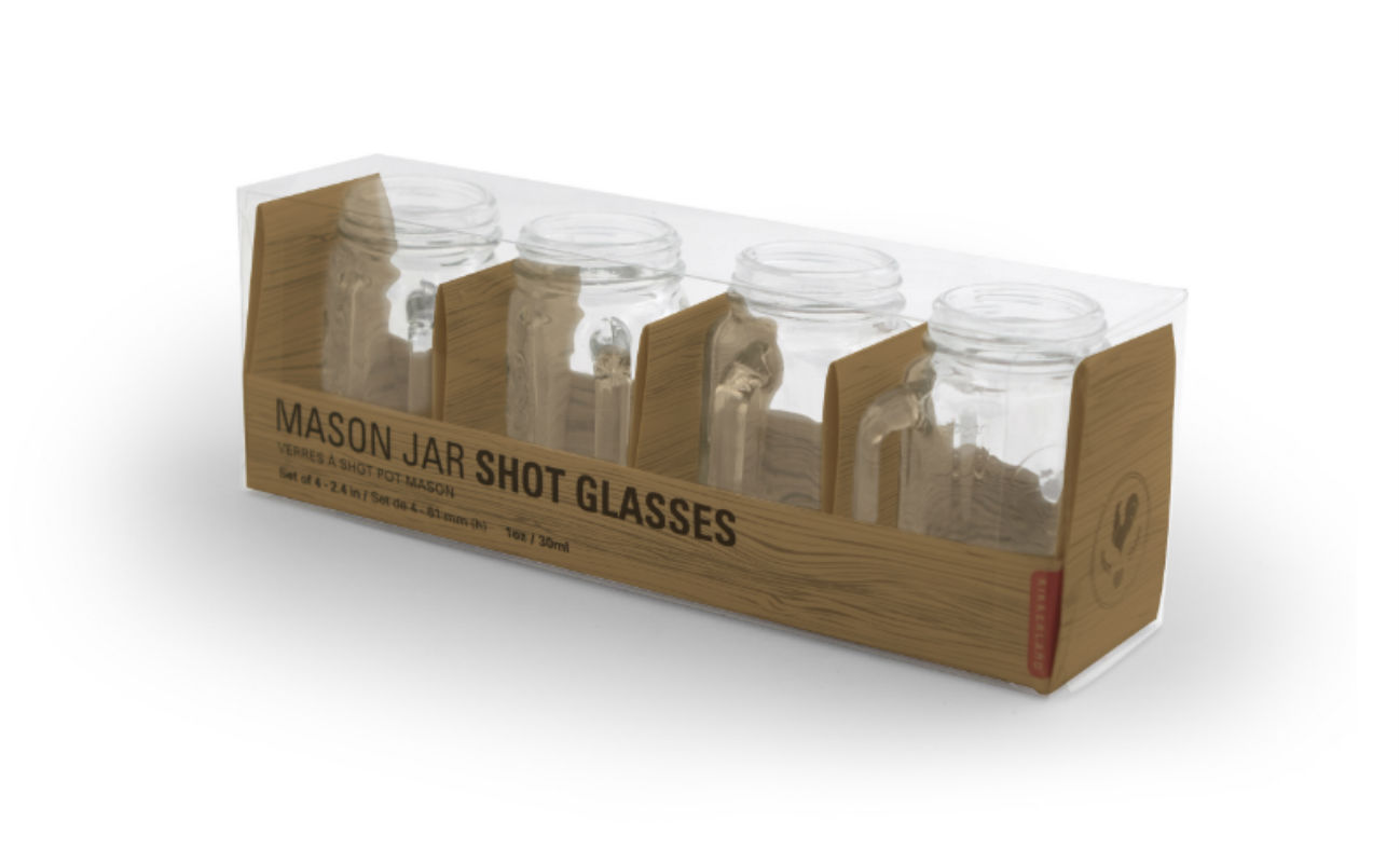 Mason Jar Shot Glasses Oliver Bonas