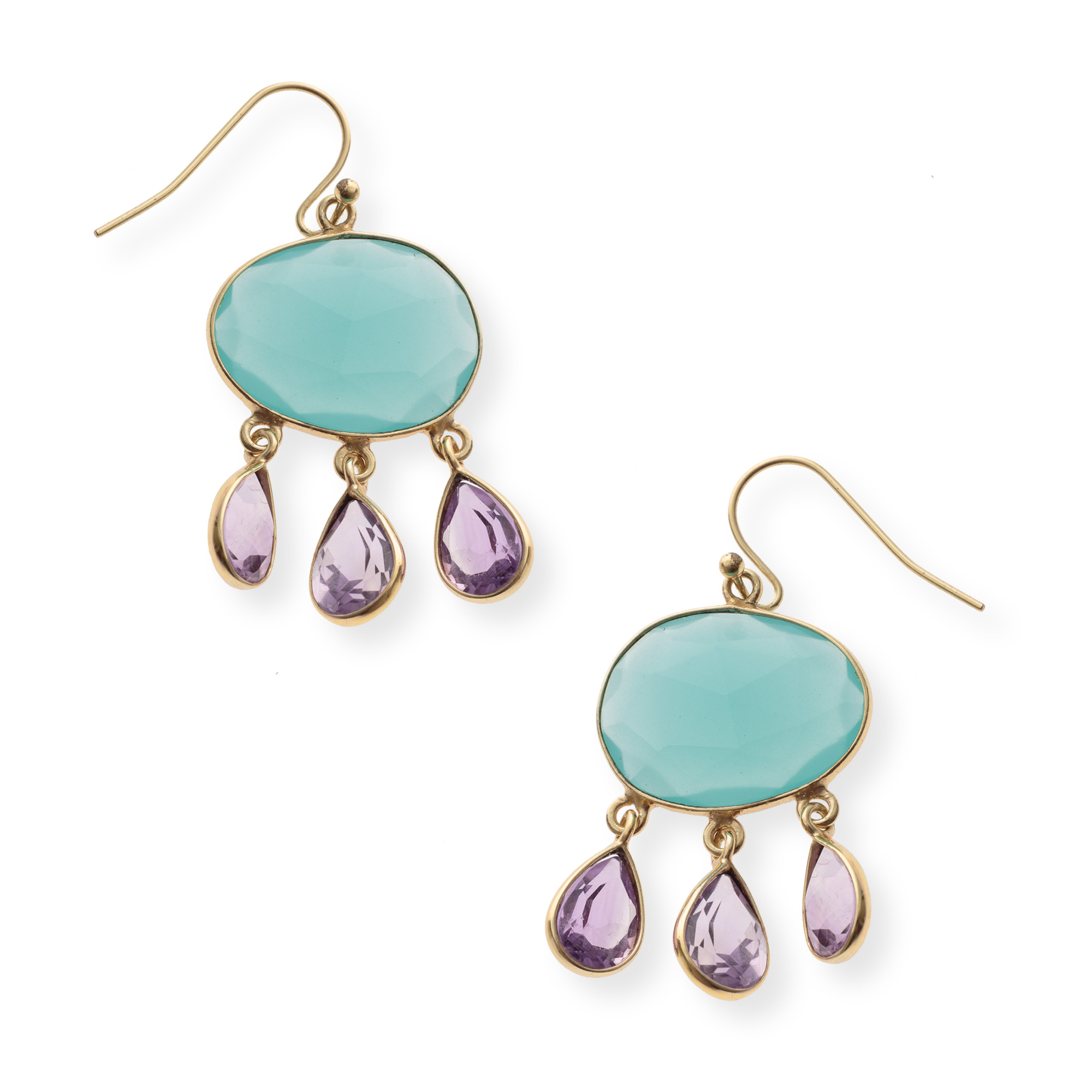Gold Eona Earrings Oliver Bonas