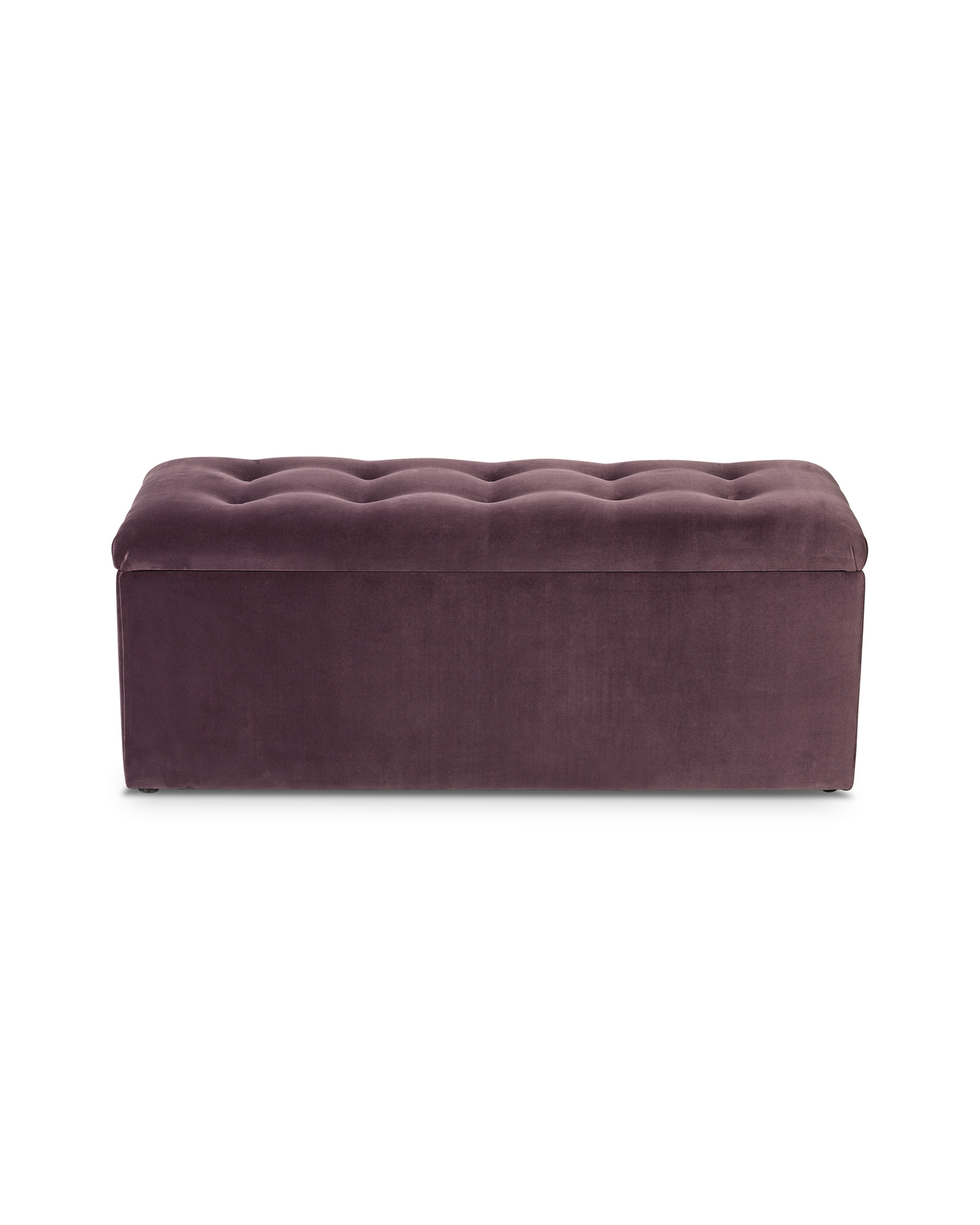 Velvet Grape Purple Storage Ottoman Oliver Bonas