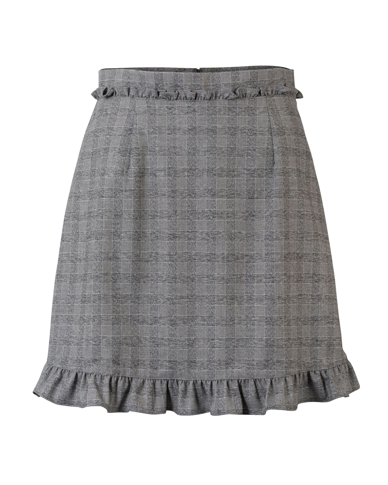 Frill Me Checked Mini Skirt | Oliver Bonas