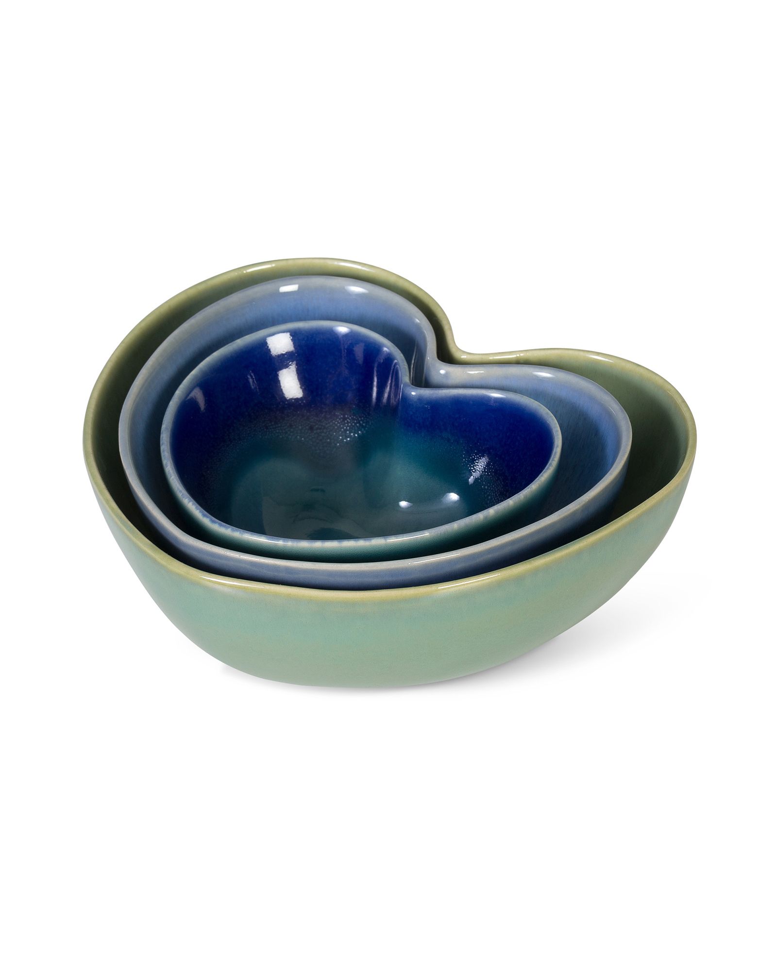 Amara Heart Bowls Set of Three | Oliver Bonas
