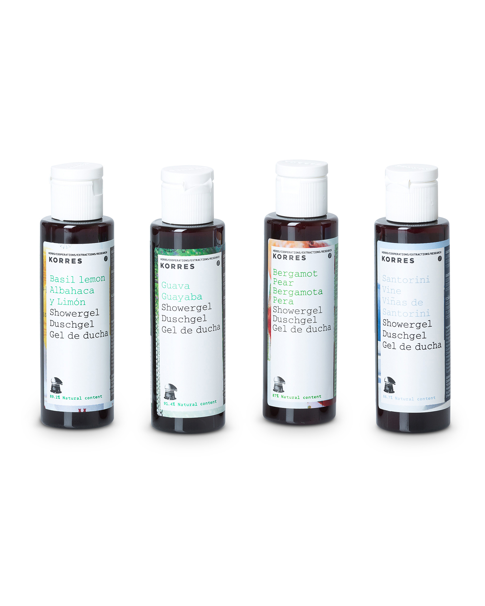 Korres Mini Shower Gel Collection Oliver Bonas