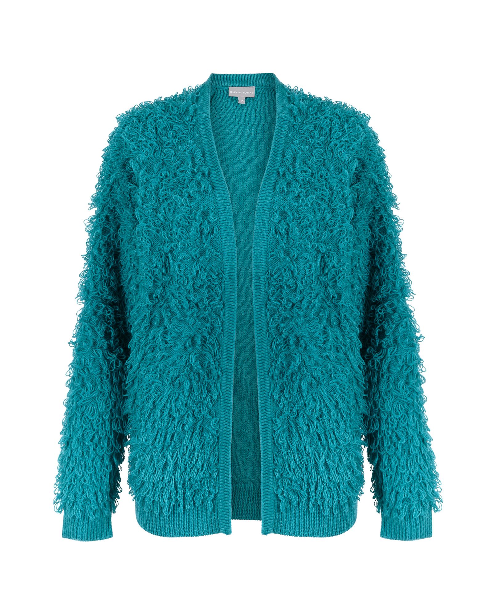 Touch Loop Blue Knit Cardigan | Oliver Bonas