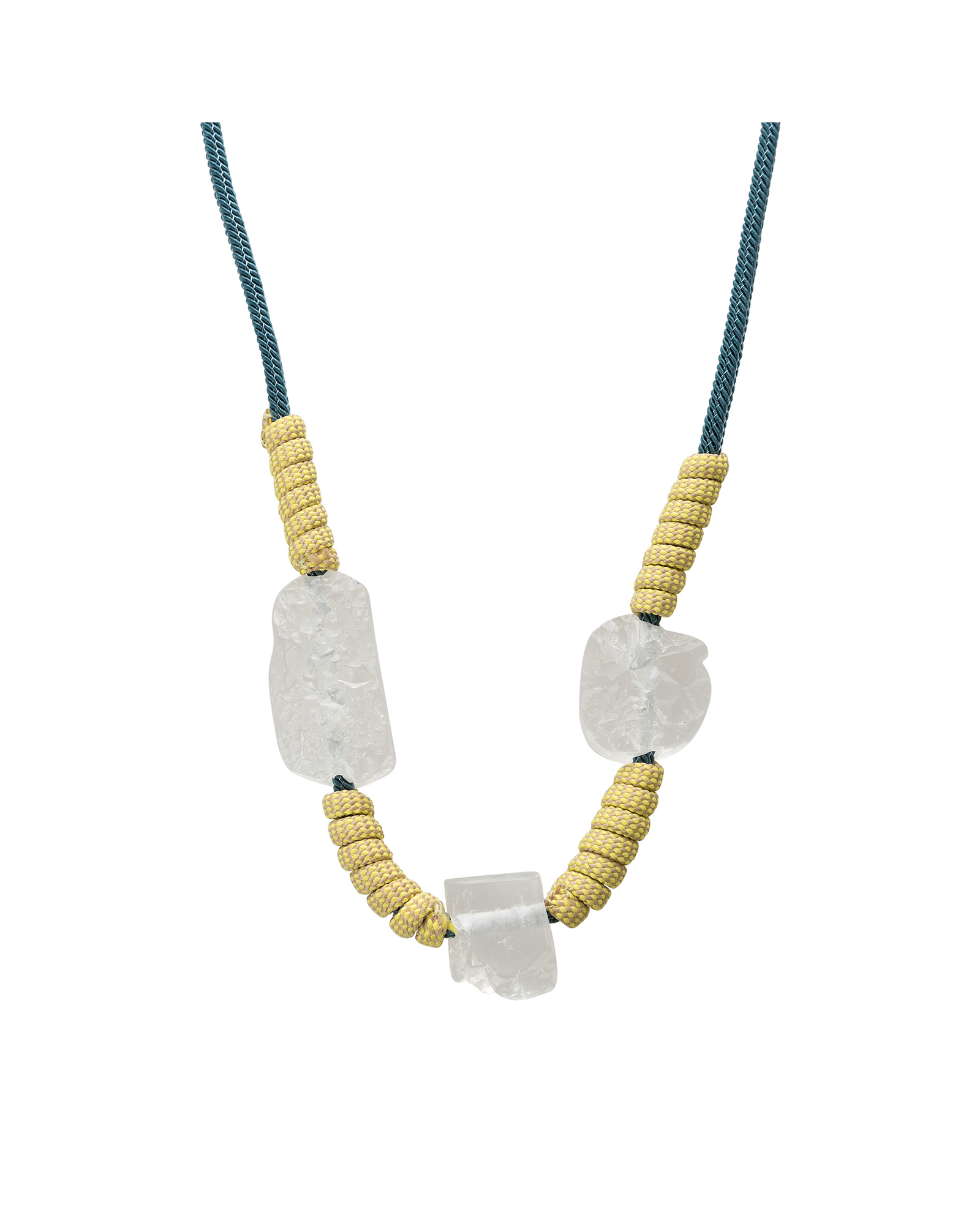 Beat Rock Twisted Cord Necklace Oliver Bonas