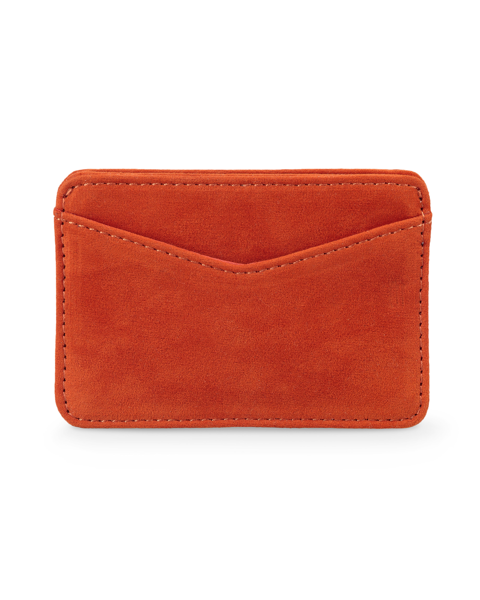Tenley Orange Velvet Card Holder Oliver Bonas