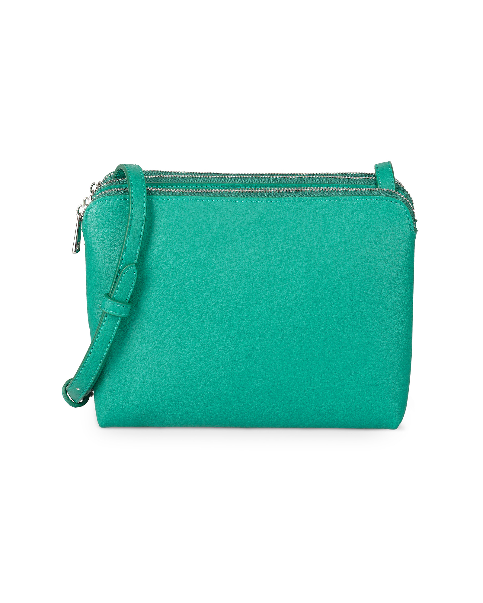 Kennedy Three Pocket Green Cross Body Bag Oliver Bonas
