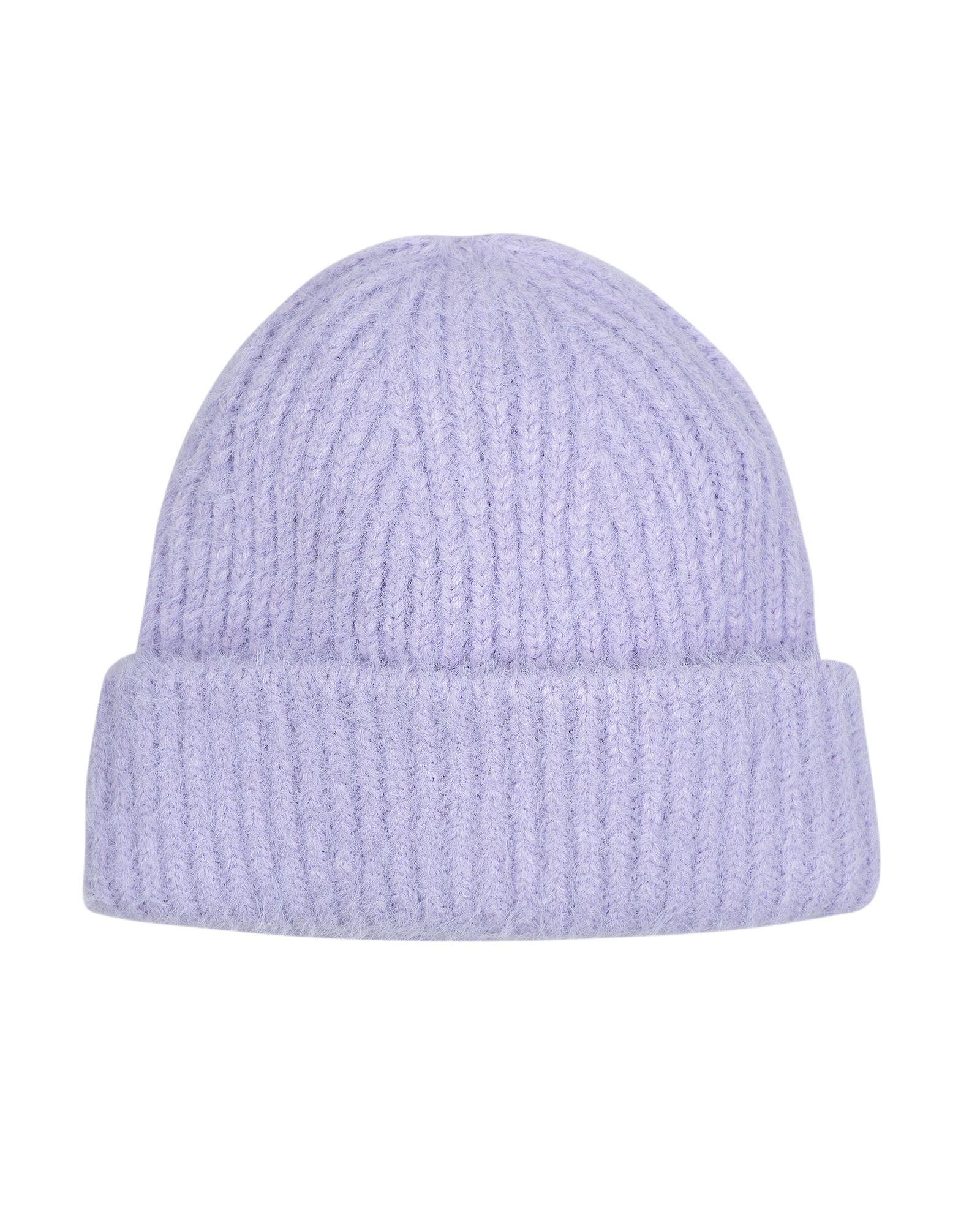Fluffy Lilac Beanie Hat | Oliver Bonas