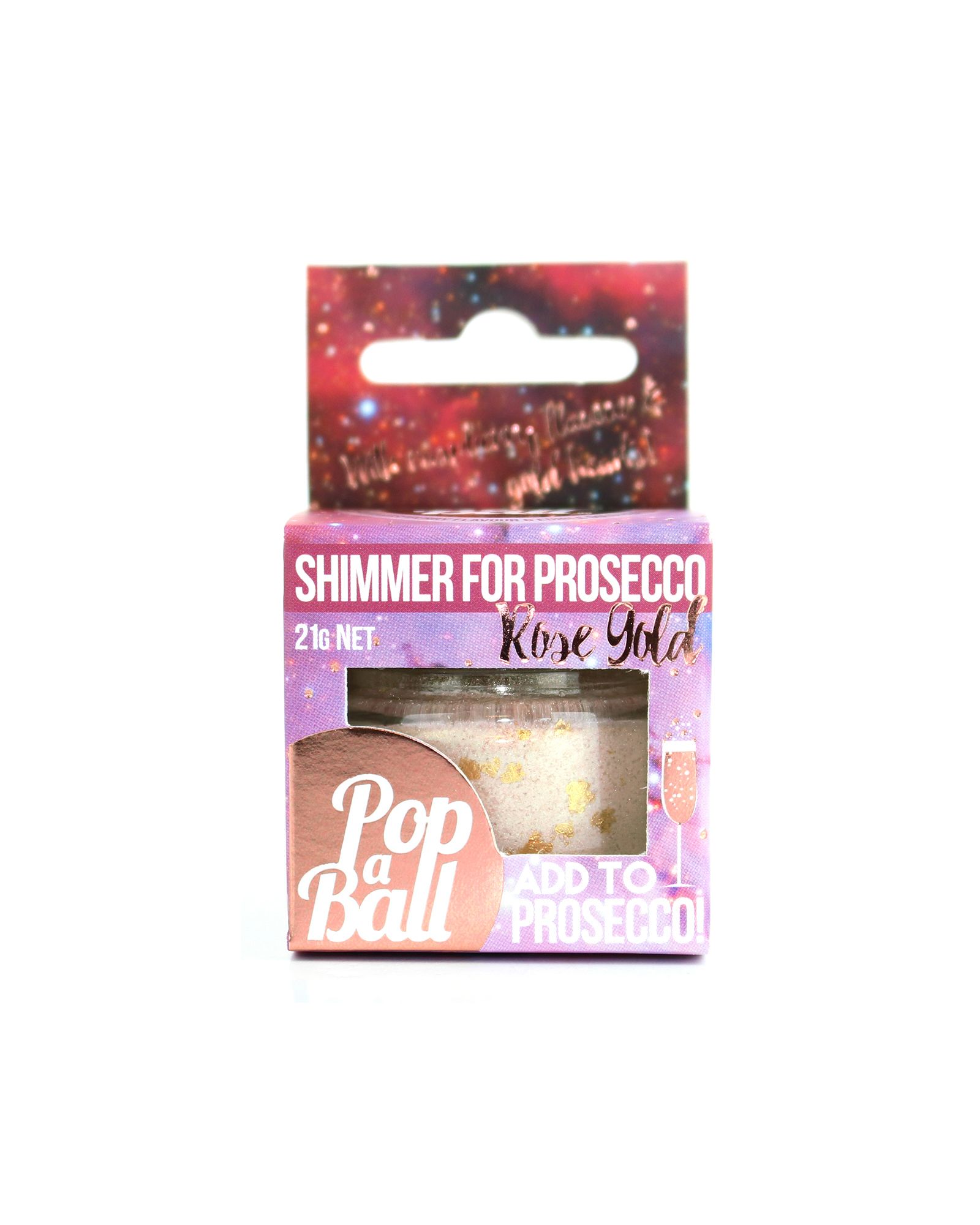 Popaball Raspberry Shimmer, Shimmer For Prosecco