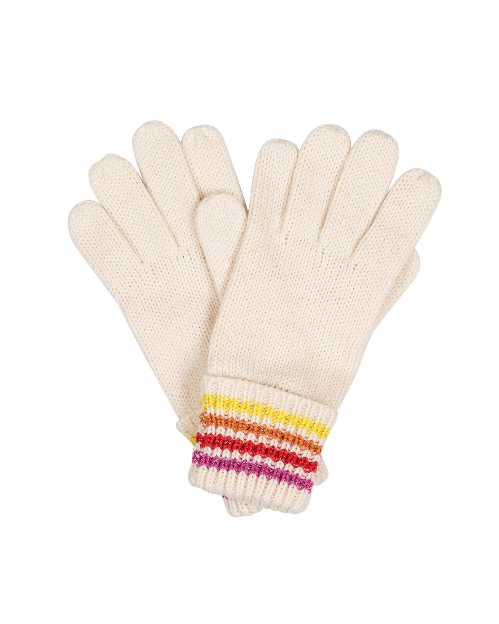 Rainbow Shimmer Stripe Gloves Oliver Bonas US