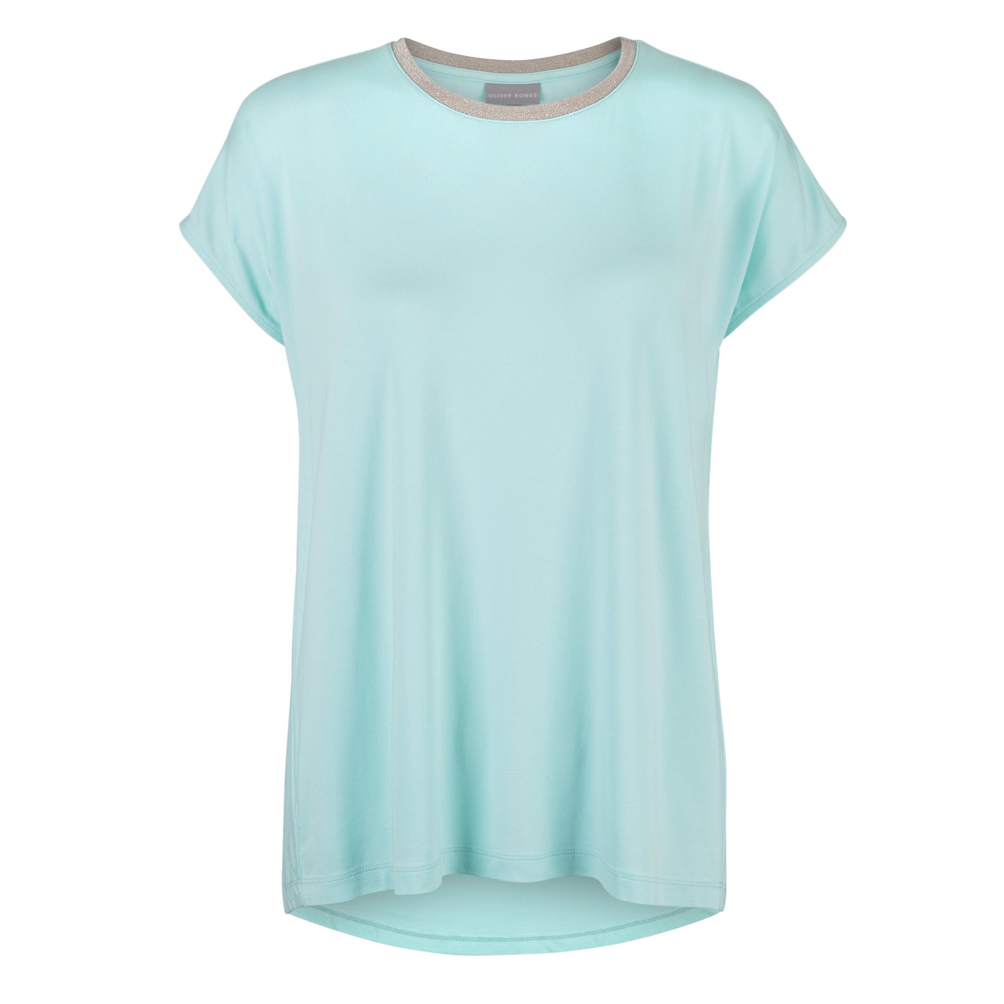 Kendall Sparkle Neck T-Shirt | Oliver Bonas