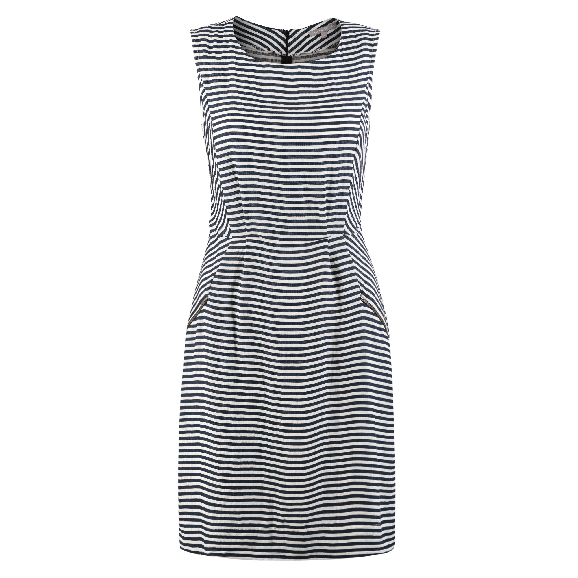 Jacquard Striped Shift Dress Oliver Bonas