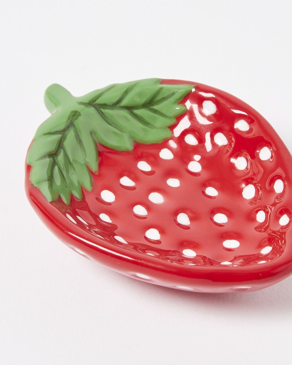 Strawberry Red Ring Dish Oliver Bonas