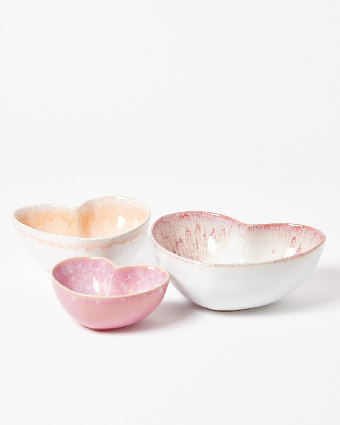 Amara Heart Bowls Set of Three | Oliver Bonas