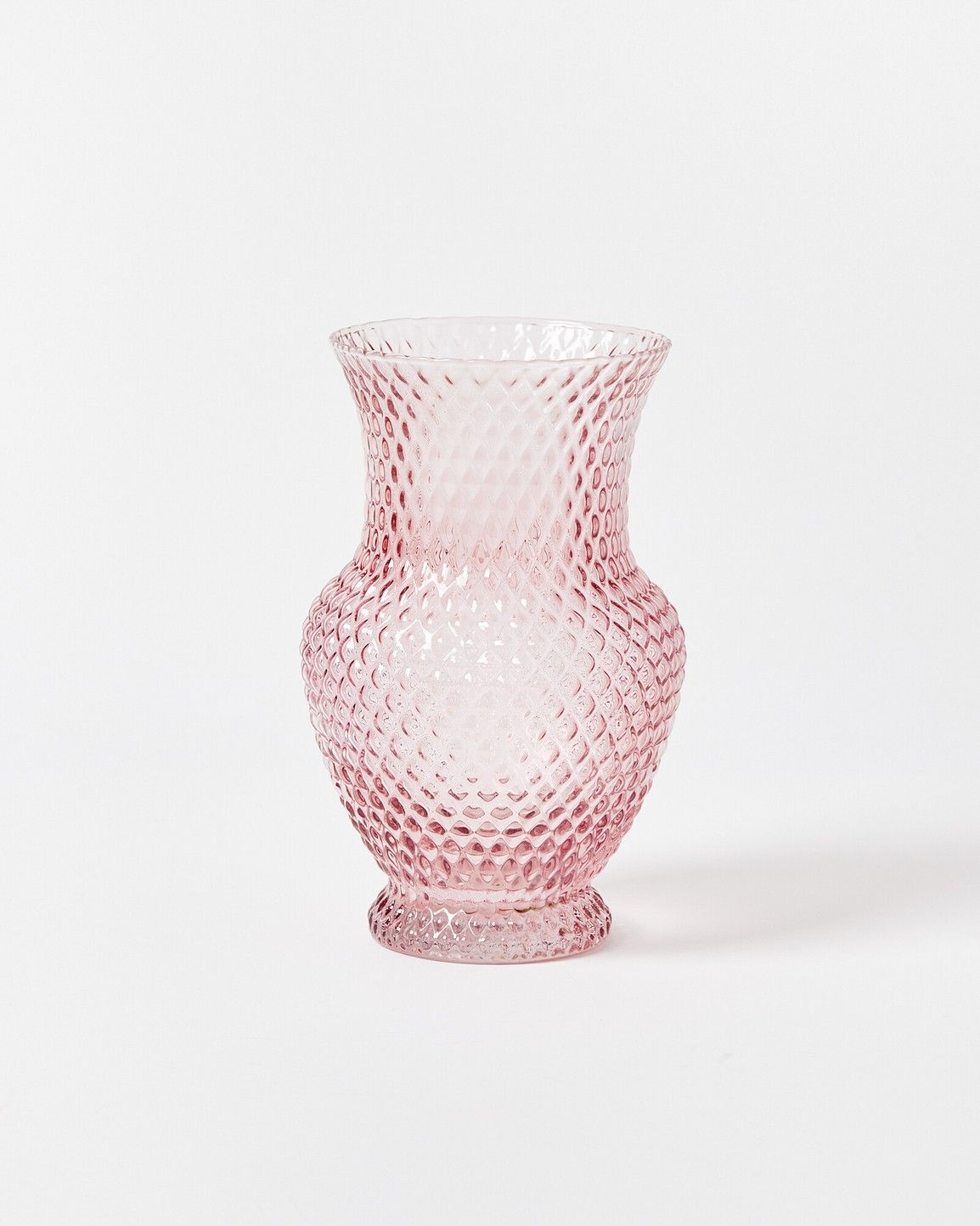 Earl Pink Glass Vase | Oliver Bonas