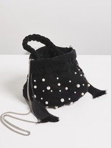 Velvet clutch bag Edie Parker Black in Velvet - 25745132
