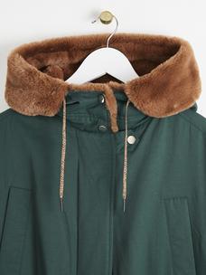 Oliver bonas green coat Clearance
