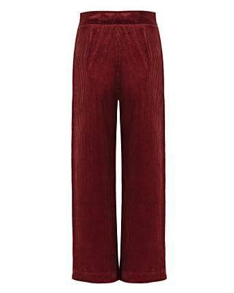 straight leg cord trousers