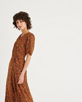 oliver bonas leopard print dress