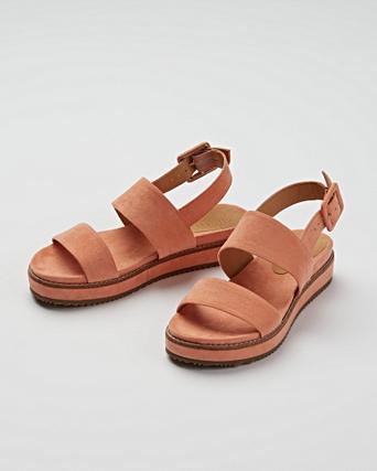 double strap flatform sandals