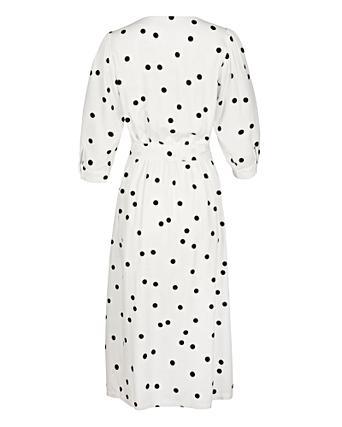 lipsy clara and polka dot midi dress