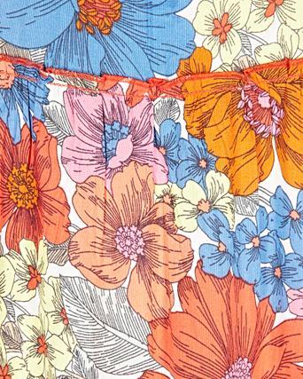 flowing floral maxi dress