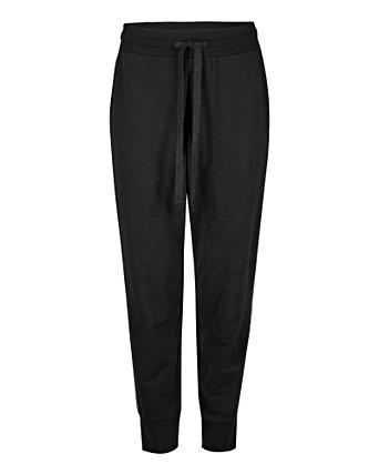 black trousers with sparkle stripe