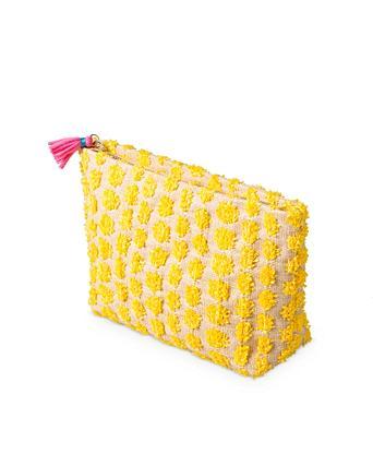 oliver bonas yellow purse