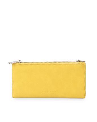 oliver bonas yellow purse