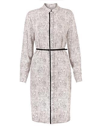 oliver bonas leopard dress