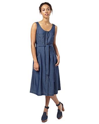 oliver bonas denim dress