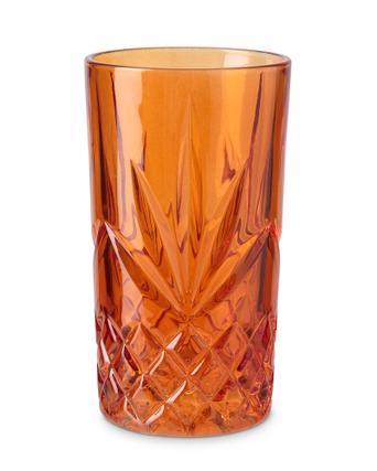 Nomu Orange Highball Glass Oliver Bonas Us nomu orange highball glass
