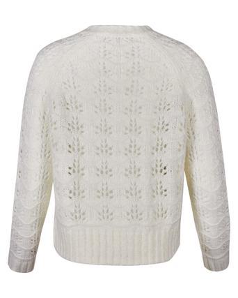 ivory chunky knit cardigan