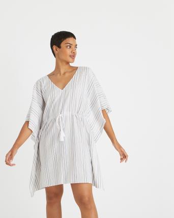 kaftan mini dress