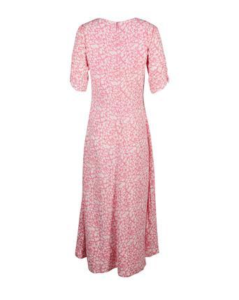 pink ditsy dress