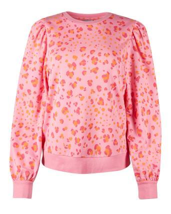 Pink animal print jumper Clearance